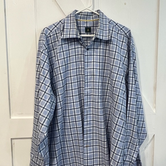 Robert Talbott Blue Casual Button Down Shirt - Picture 1 of 3